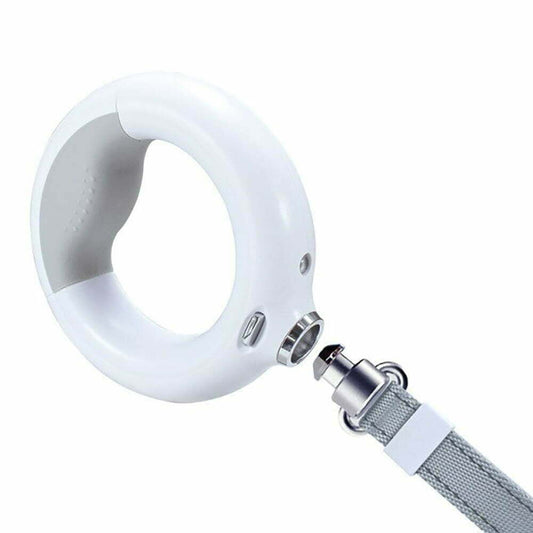 Mocna smycz 3 w 1 z latarką LED, kolorowym podświetleniem rękojeści i dozownikiem torebek - LUMINOUS LEASH