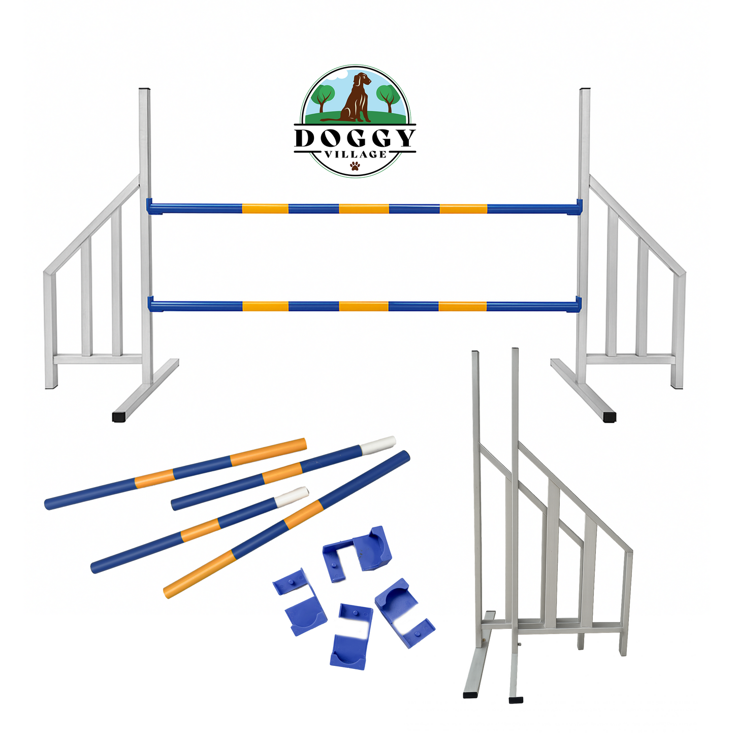 Aluminiowa przeszkoda do skoków dla psów  DOG HURDLE DELUX